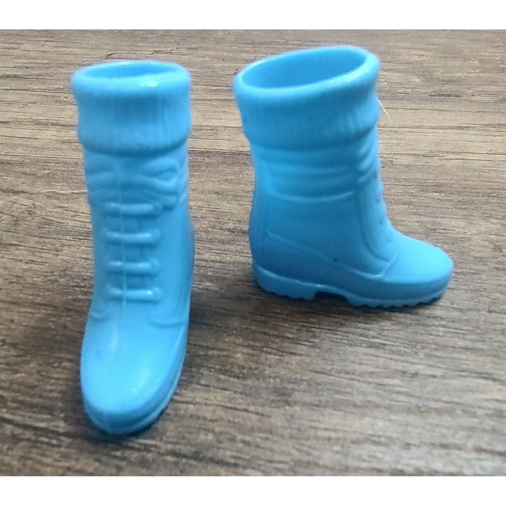 Barbie Turquoise Sport Hiking Camping Trail Boots Fashion Doll Accessory Z35